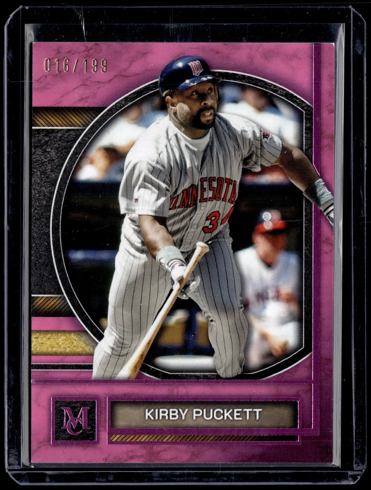 HL-P01 2025 Topps Museum Collection Kirby Puckett #21 Pink /199