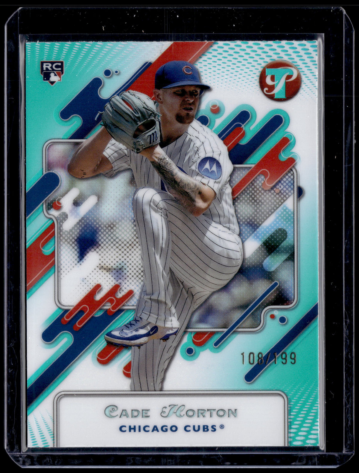 HL-P01 2025 Topps Pristine Cade Horton #107 Teal /199 RC Chicago Cubs