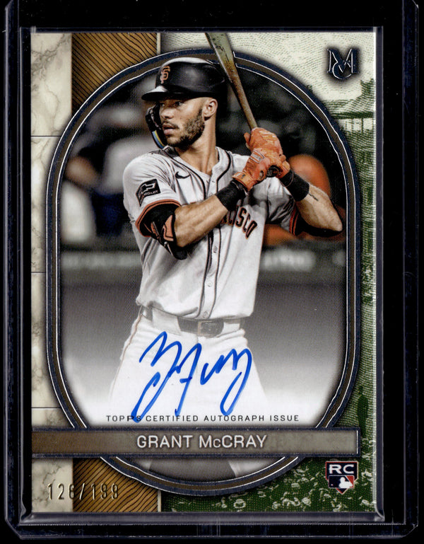 HL-P01 2025 Topps Museum Collection Grant McCray #AA-GM /199 RC