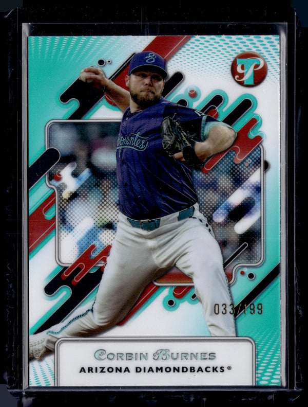 HL-P01 2025 Topps Pristine Corbin Burnes #55 Teal /199