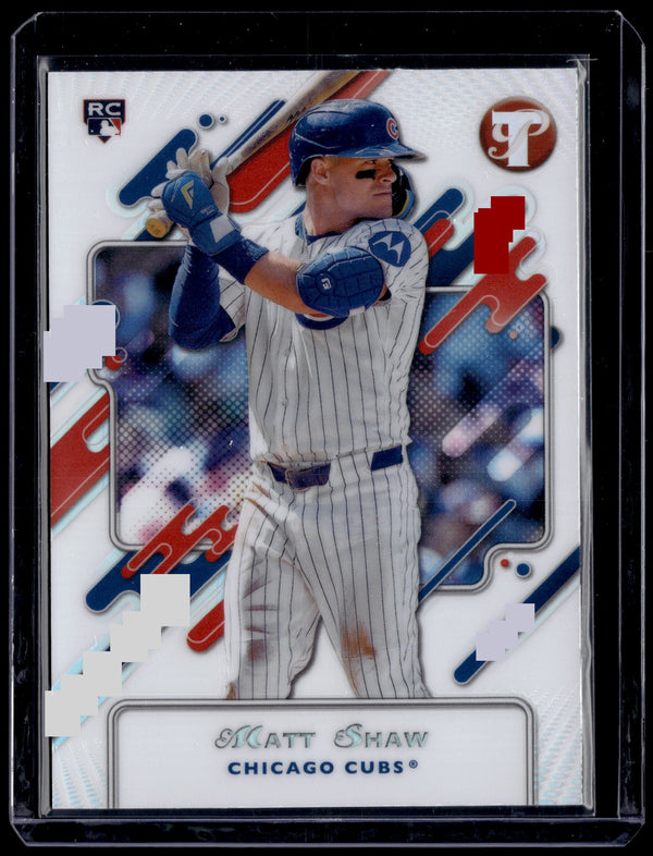 HL-P01 2025 Topps Pristine Matt Shaw #227 Refractor RC