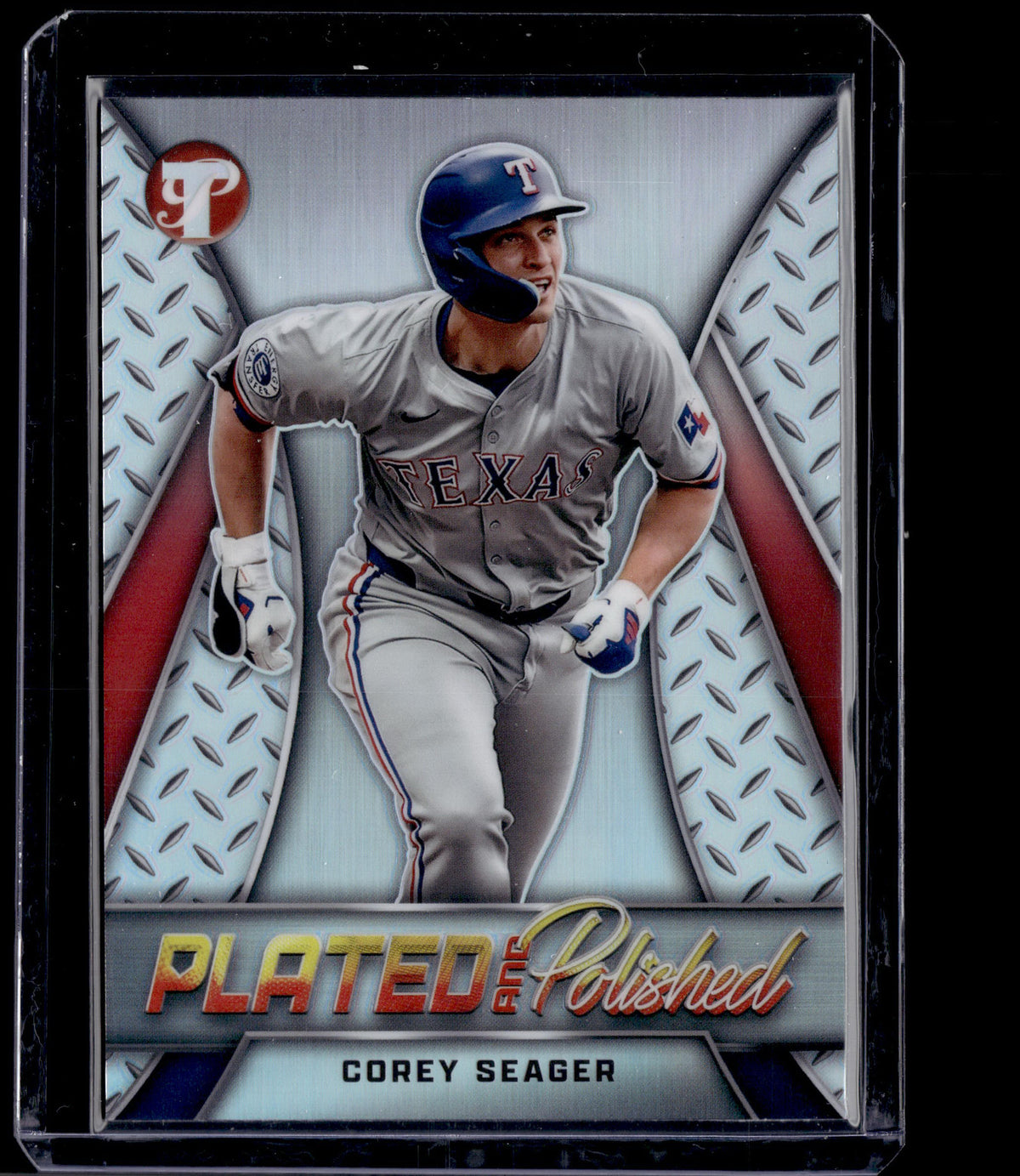 HL-P01 2025 Topps Pristine Plated and Polished Corey Seager #PP-10 Refractor
