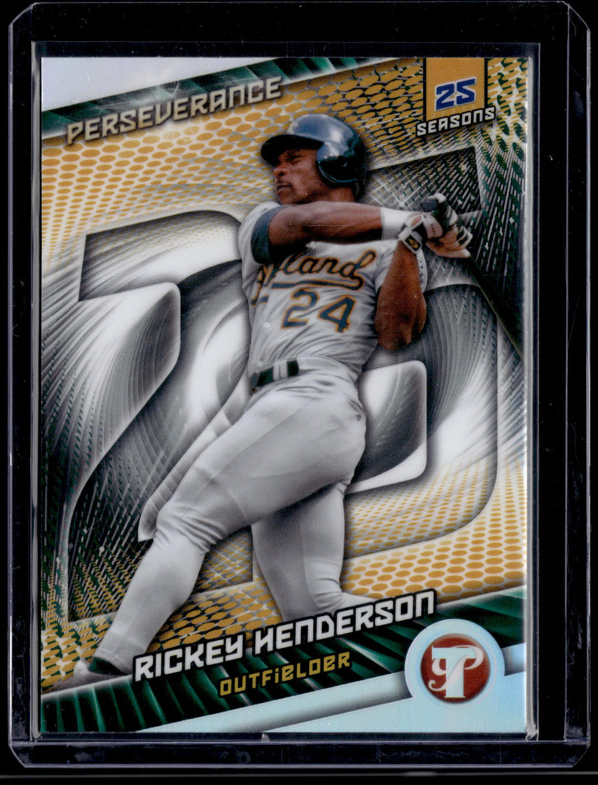 HL-P01 2025 Topps Pristine Perseverance Rickey Henderson #P-2 Refractor