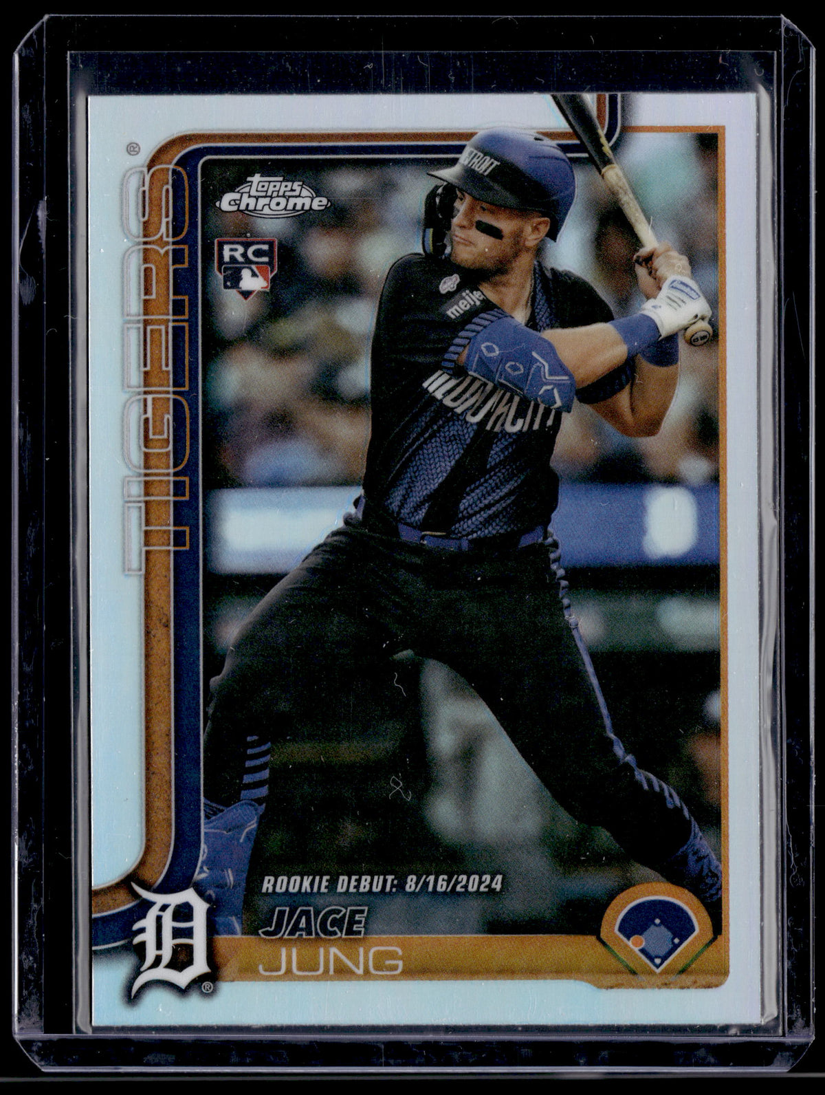 HL-P01 2025 Topps Chrome Update Jace Jung #USC121 Refractor RC