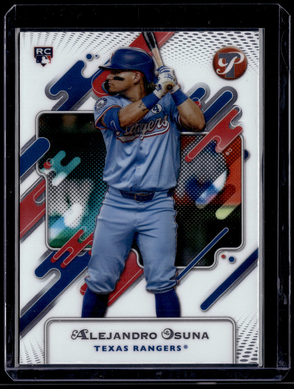 HL-P01 2025 Topps Pristine Alejandro Osuna #58 RC Texas Rangers