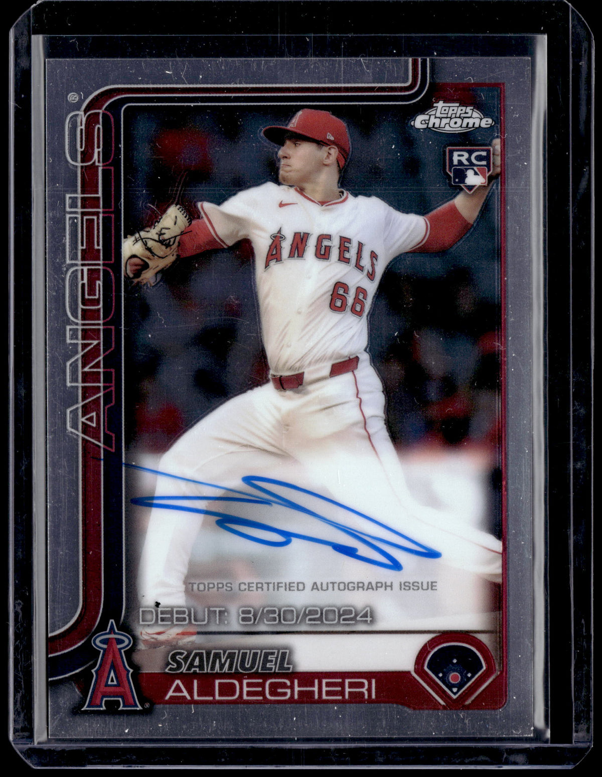 HL-P01 2025 Topps Chrome Samuel Aldegheri #CRDA-SA Auto RC