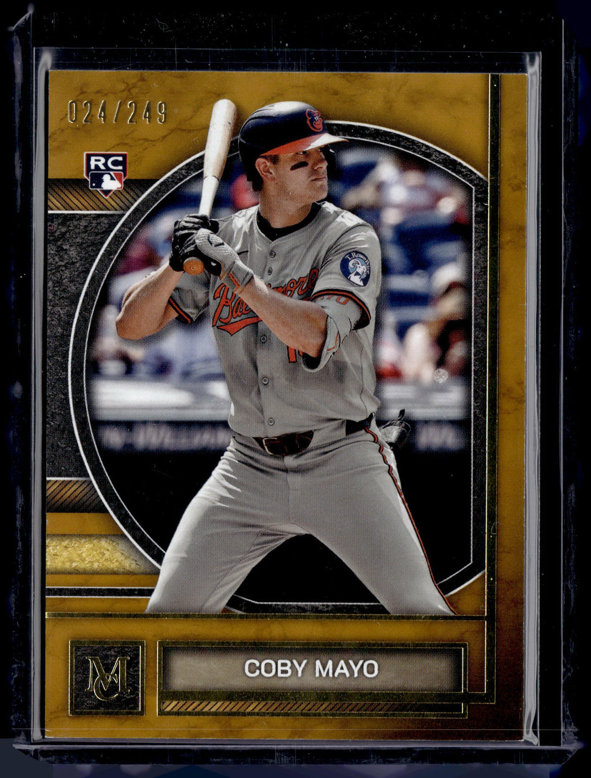 HL-P01 2025 Topps Museum Collection Coby Mayo #52 Gold /249 RC