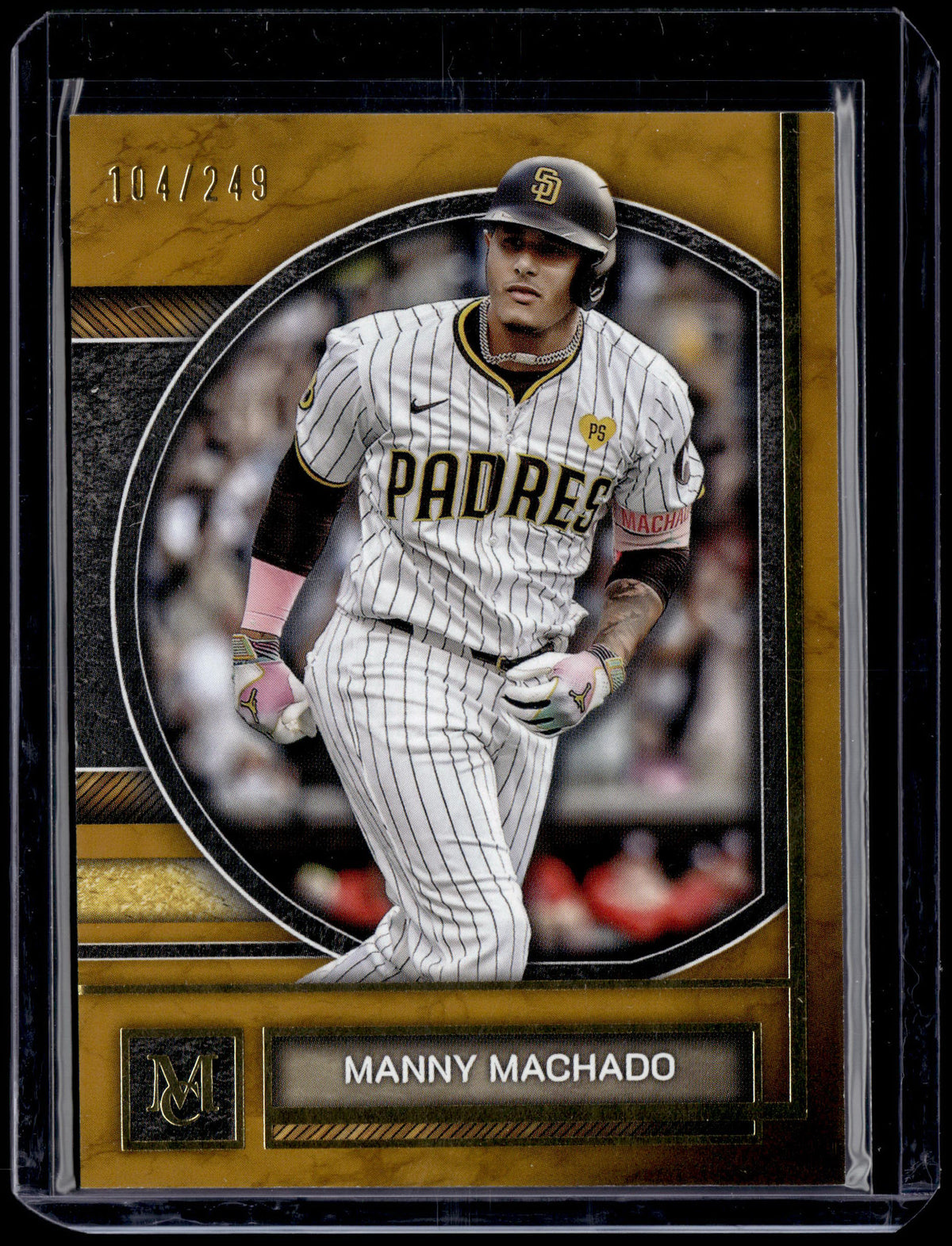 HL-P01 2025 Topps Museum Collection Manny Machado #30 Gold /249