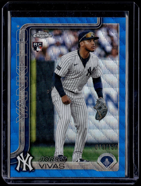 HL-P01 2025 Topps Chrome Jorbit Vivas #USC113 Blue Wave Refractor /150 RC