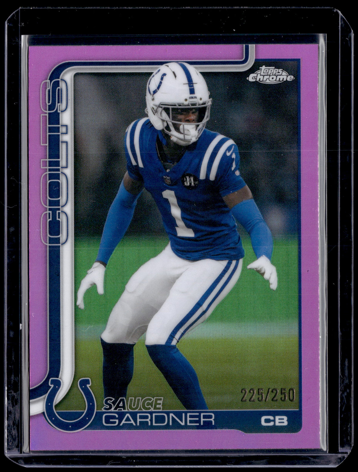 HL-P01 2025 Topps Chrome Sauce Gardner #242 Pink Refractor /250