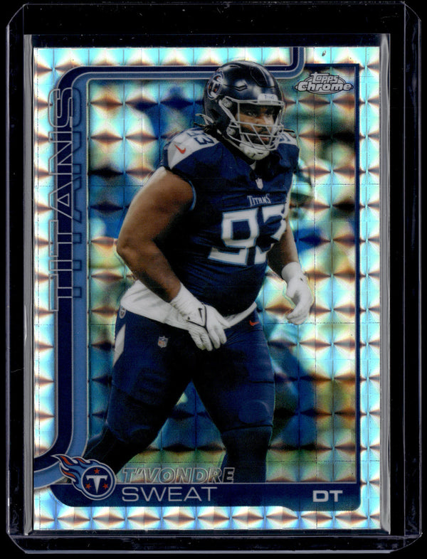 2025 Topps Chrome T'Vondre Sweat #292 Geometric