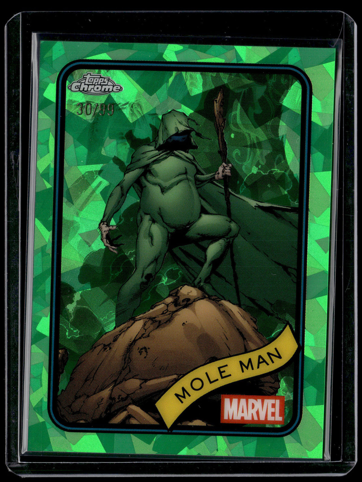 HL-INV 2025 Topps Chrome Marvel Mole Man Green 30/99 #26