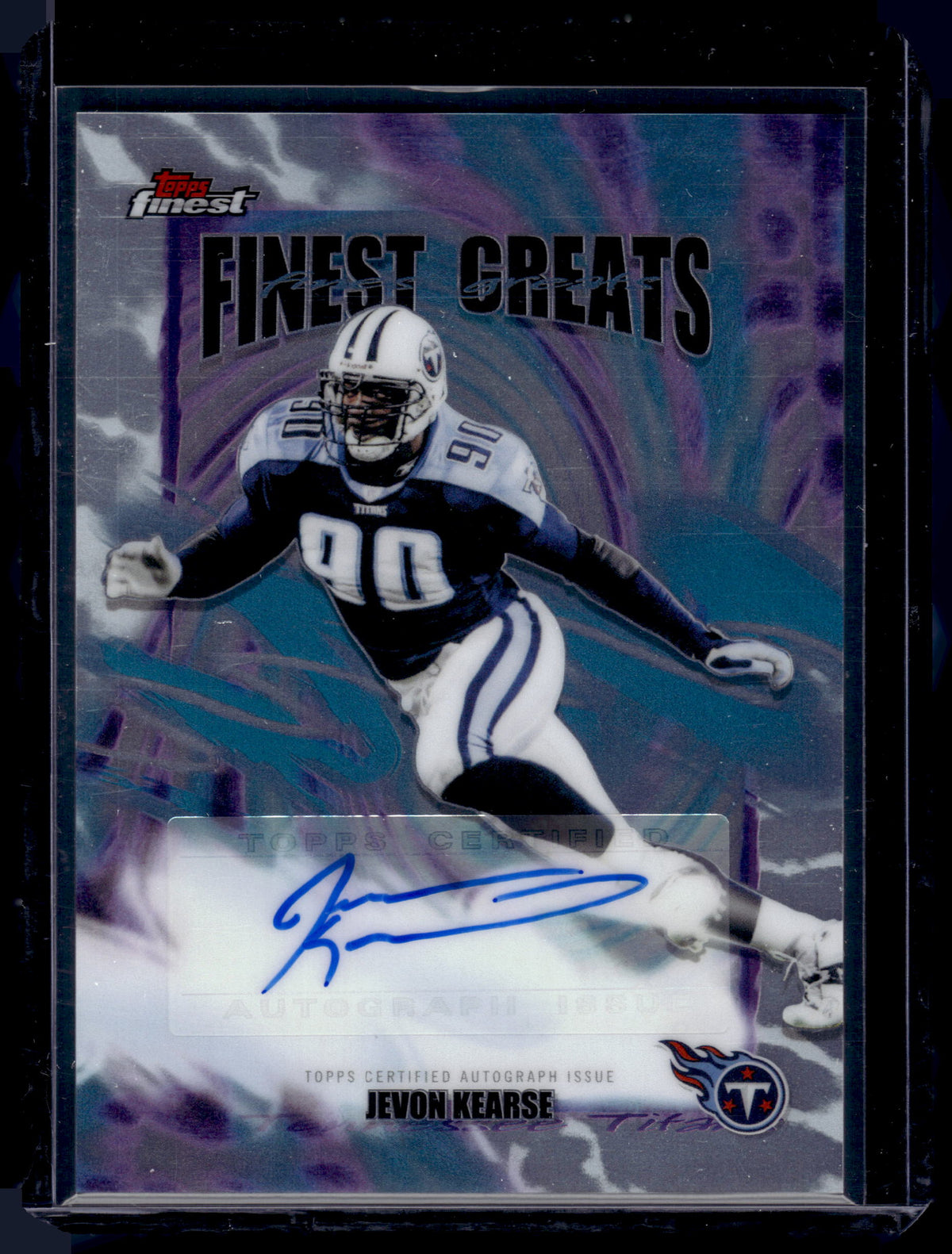 HL-INV 2025 Topps Finest Finest Greats Jevon Kearse #FGA-JVK Base Auto