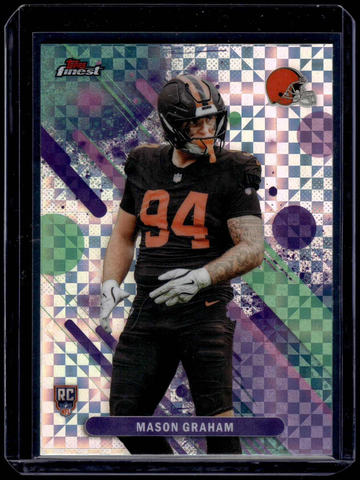 HL-INV 2025 Topps Finest Mason Graham #39 X-Fractor RC