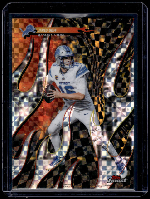 2025 Topps Finest Torchers Jared Goff #T-16 Refractor