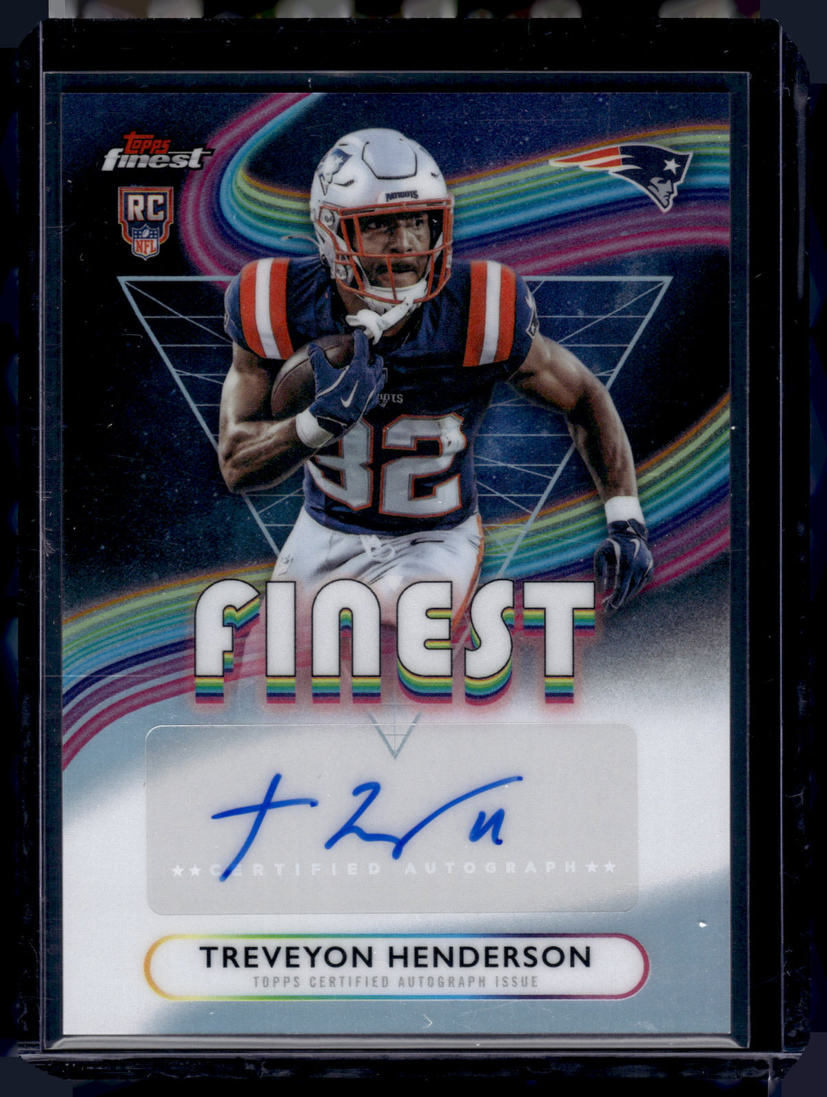 HL-INV 2025 Topps Finest TreVeyon Henderson #RFA-TVH RC