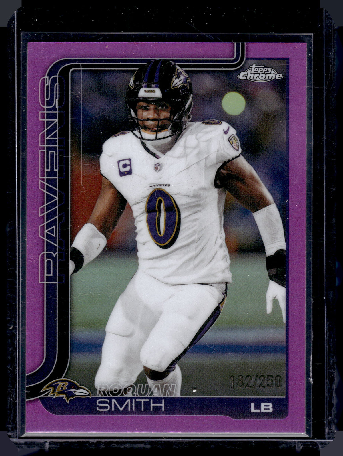 HL-P01 2025 Topps Chrome Roquan Smith #27 Pink Refractor /250