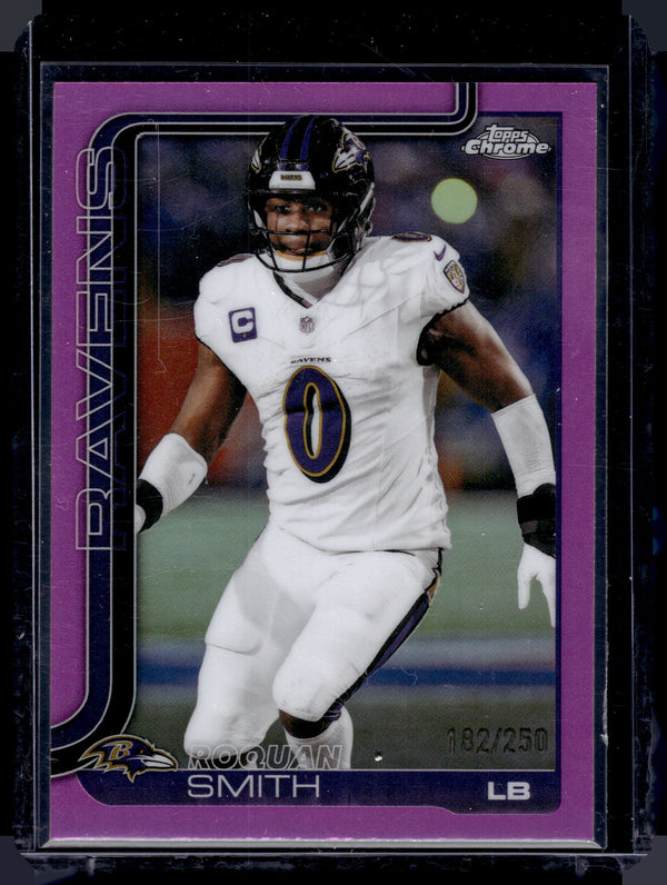 2025 Topps Chrome Roquan Smith #27 Pink Refractor /250