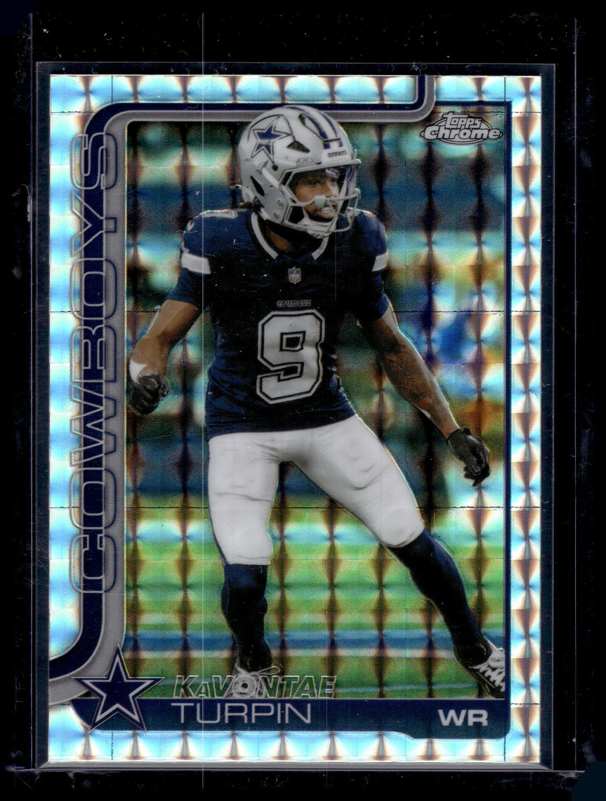 HL-P01 2025 Topps Chrome KaVontae Turpin #84 Geometric Refractor