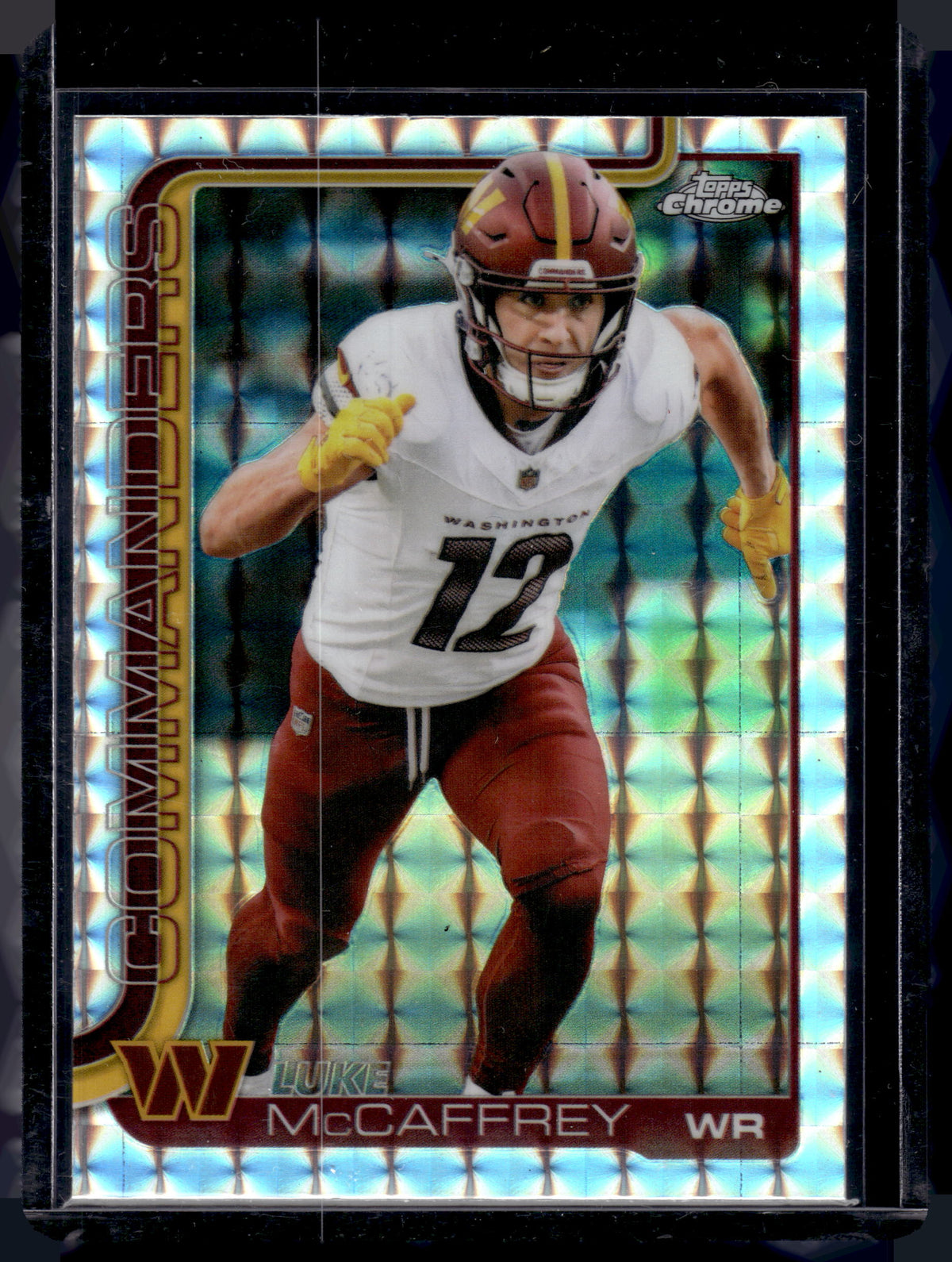 HL-P01 2025 Topps Chrome Luke McCaffrey #298 Geometric