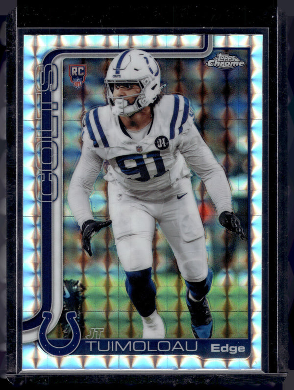 2025 Topps Chrome JT Tuimoloau #356 Geometric Refractor RC