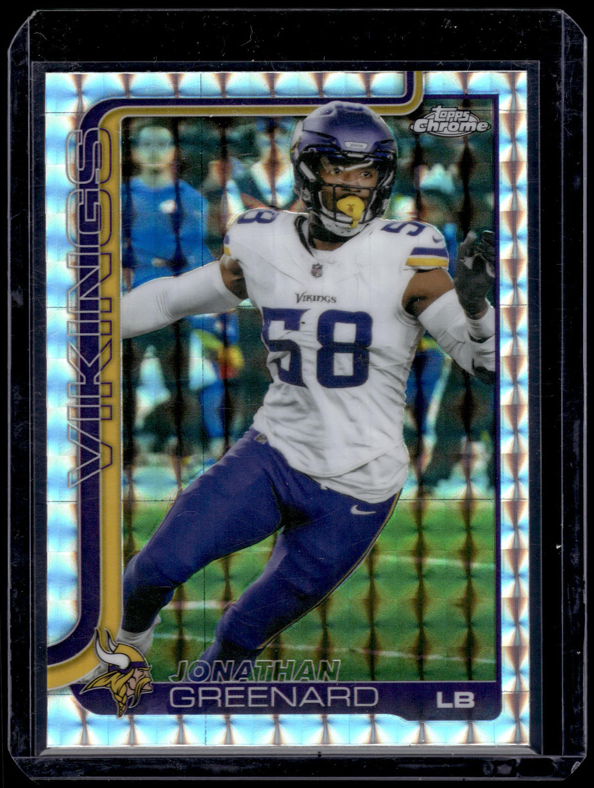 HL-P01 2025 Topps Chrome Jonathan Greenard #197 Geometric Refractor