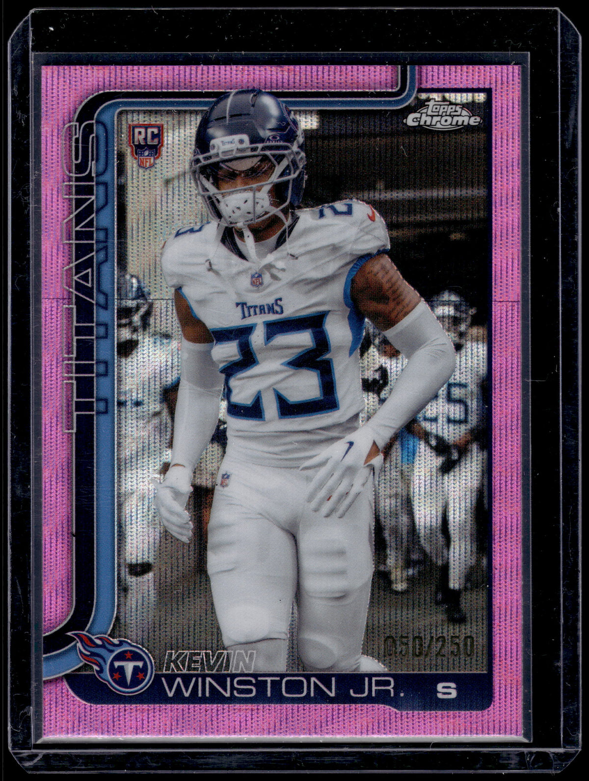 HL-P01 2025 Topps Chrome Kevin Winston Jr. #375 Pink Wave /250 RC