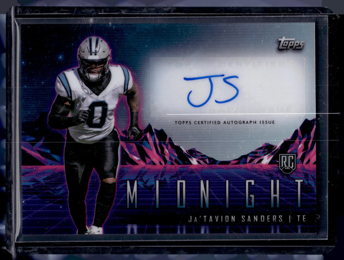 HL-P02 2024 Topps Midnight Ja'Tavion Sanders #RHS-JS Auto RC