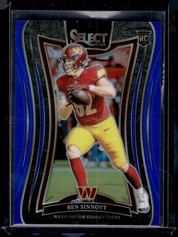 2024 Panini Select Prizm Suite Level Ben Sinnott #308 Blue /99 RC