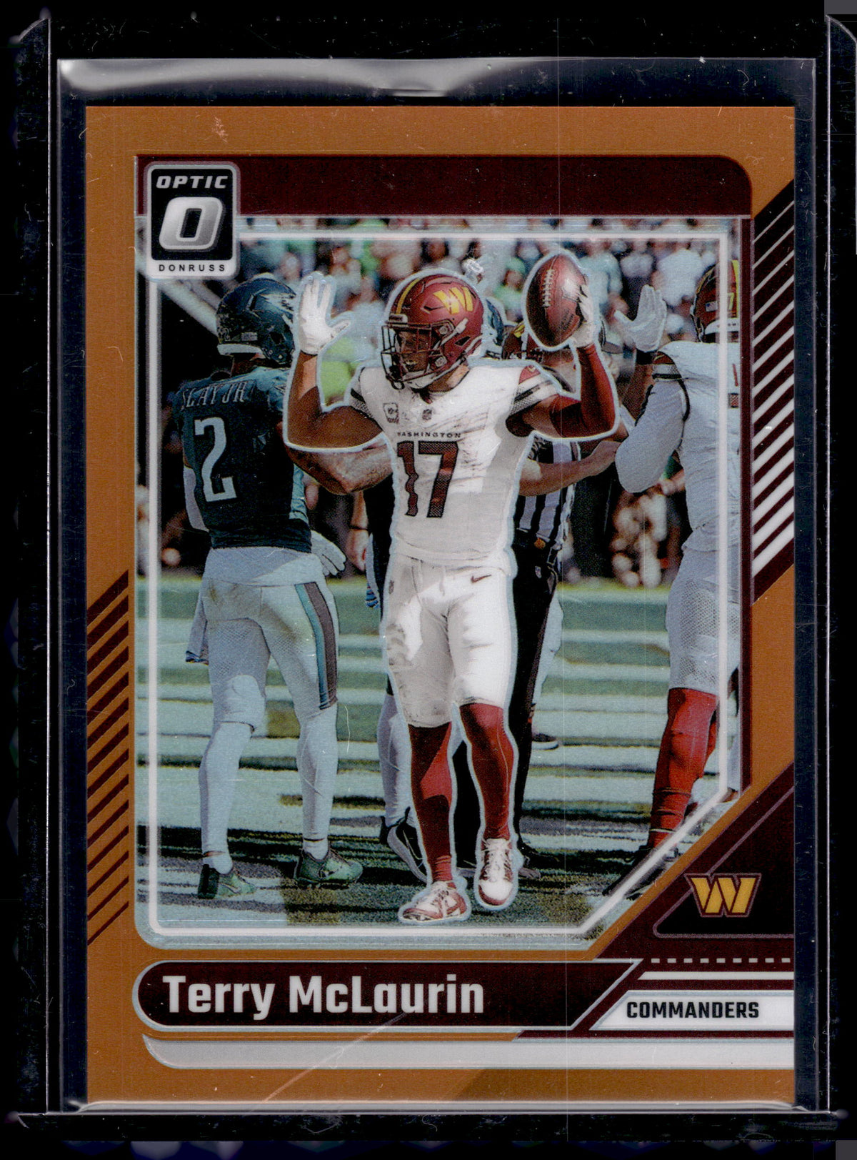 HL-P02 2024 Panini Donruss Optic Prizm Terry McLaurin #196 Orange /249