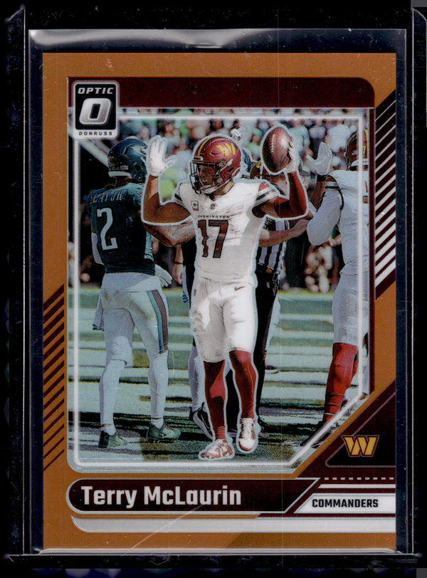 2024 Panini Donruss Optic Prizm Terry McLaurin #196 Orange /249