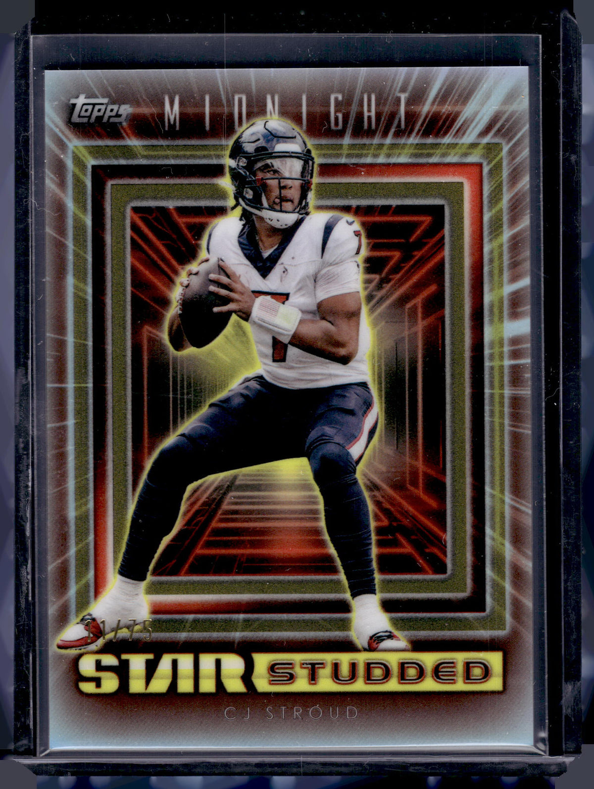 HL-P02 2024 Topps Midnight Star Studded Dusk C.J. Stroud #SS-16 /75