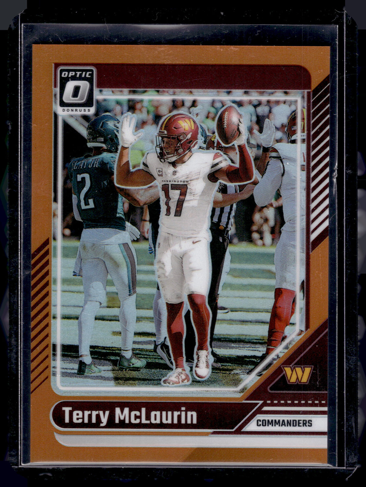 HL-P02 2024 Panini Donruss Optic Football Terry McLaurin #196 Orange /249