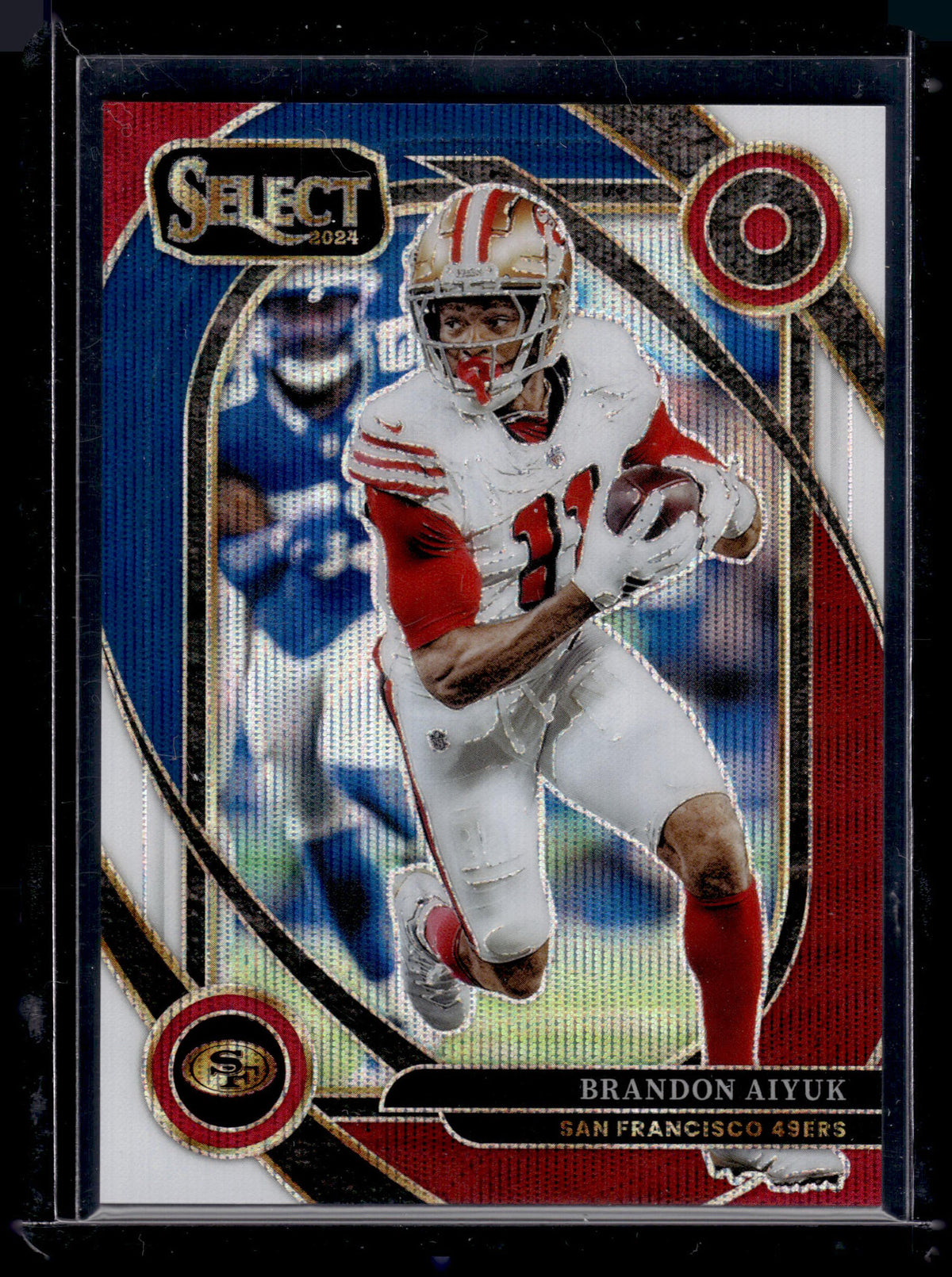 HL-P02 2024 Panini Select Prizm Brandon Aiyuk #210 Tri-Color Prizm /149