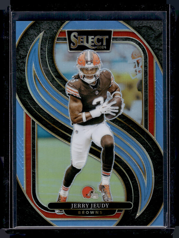 2024 Select Jerry Jeudy Light Blue Prizm /99 #169 Premier Level