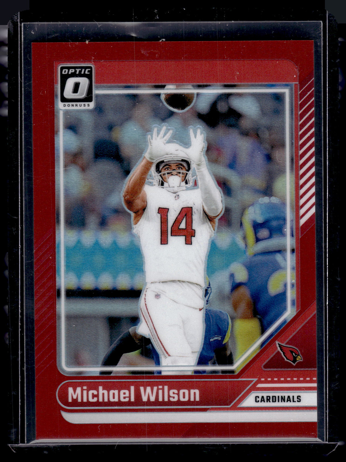 HL-P02 2024 Panini Donruss Optic Prizm Michael Wilson #3 Red /125