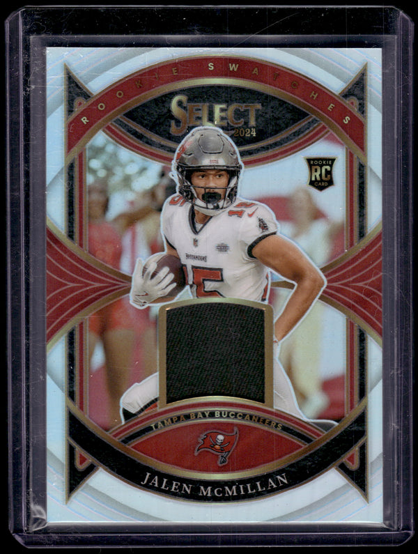 2024 Select Rookie Swatches Jalen McMillan #RS-JMN Silver Prizm /125