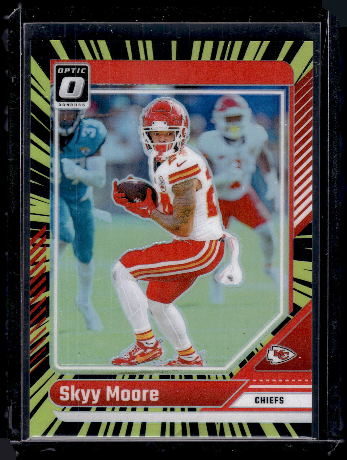 HL-P02 2024 Donruss Optic Skyy Moore #96 Electricity /75 Chiefs
