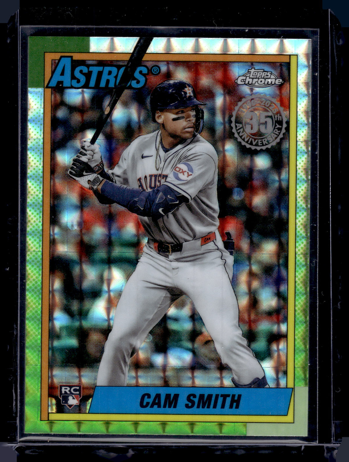 HL-P01 2025 Topps Chrome Topps 35th Anniv Cam Smith #90CU-15 Geometric Refr RC