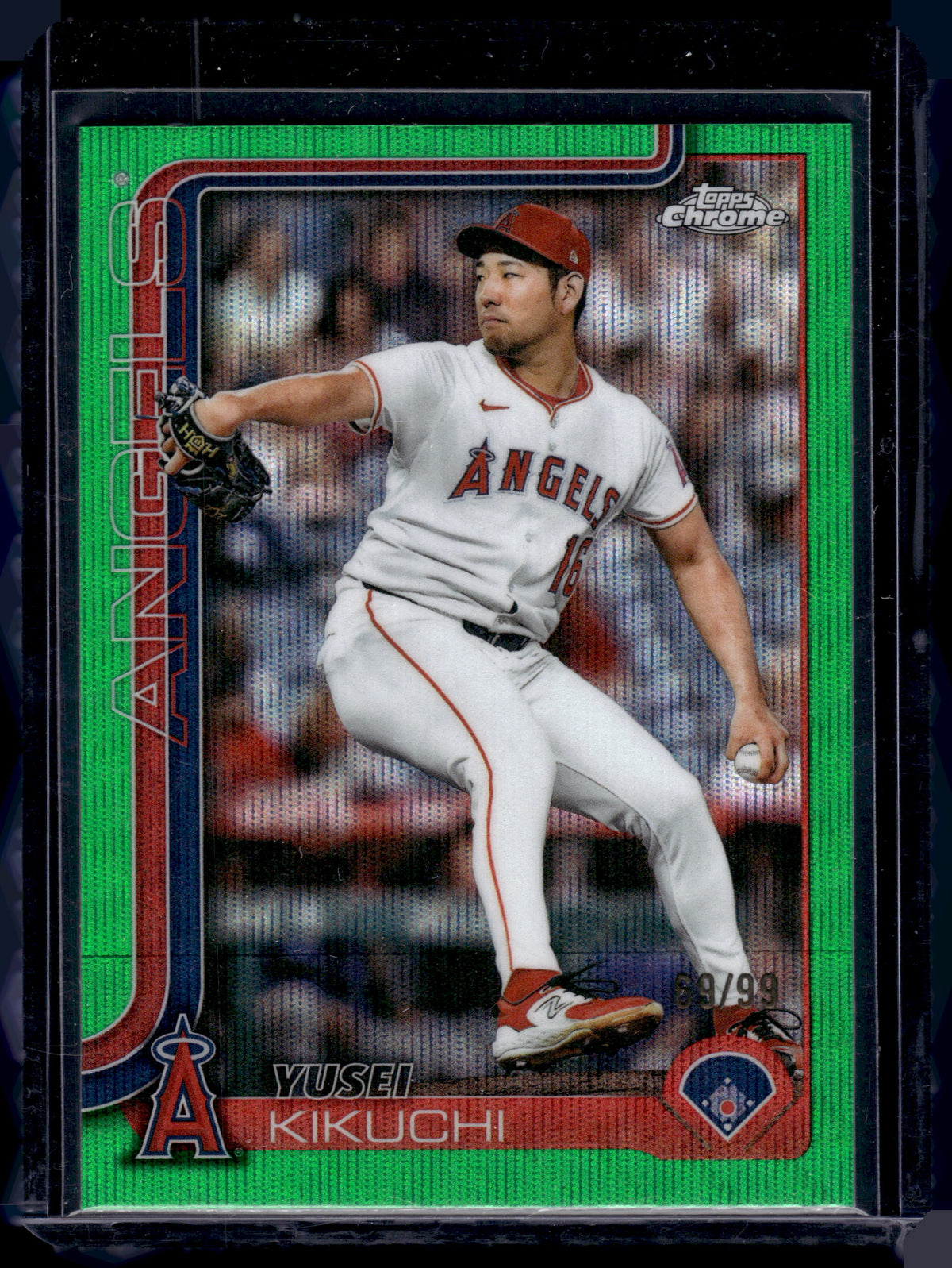 HL-P01 2025 Topps Chrome Yusei Kikuchi #USC59 Green Wave /99