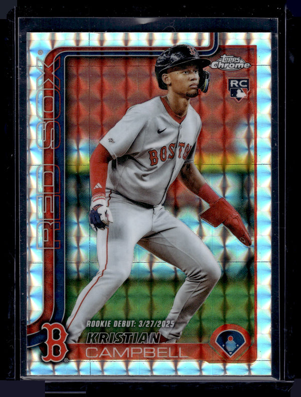 2025 Topps Chrome Kristian Campbell #USC188 Geometric RC