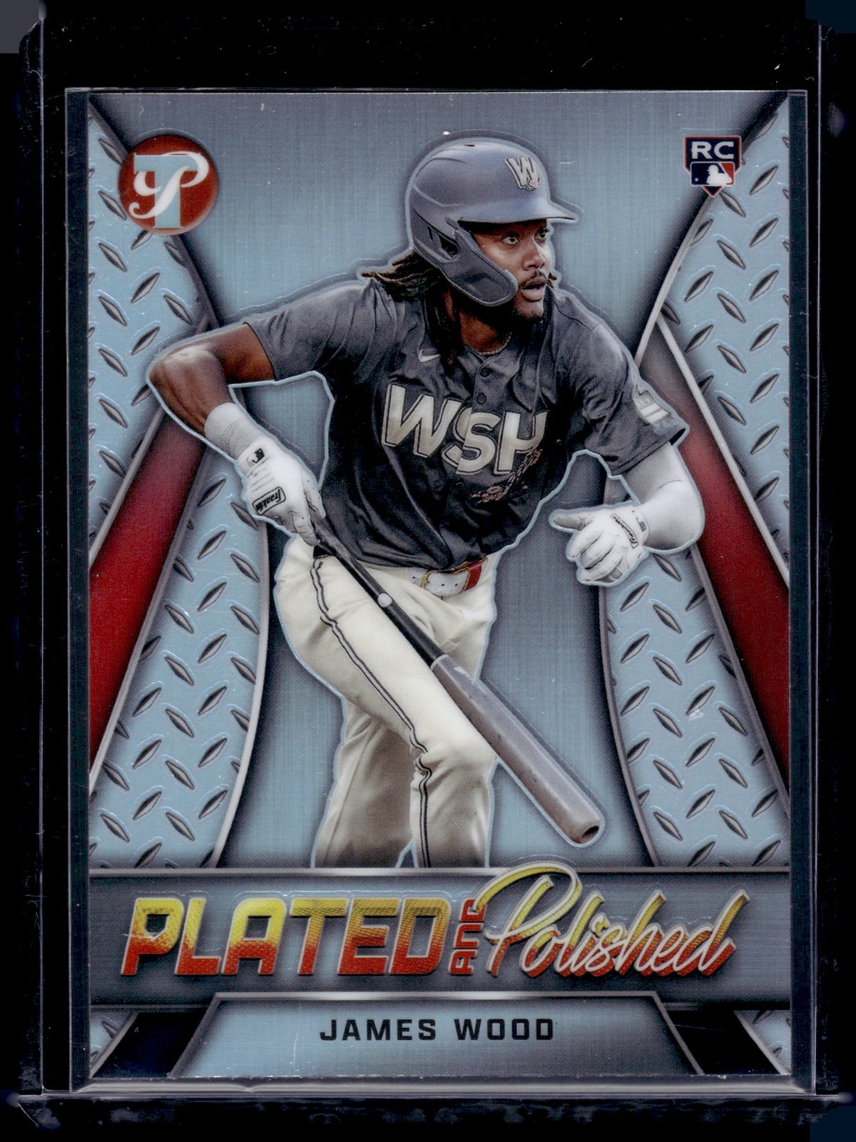HL-P01 2025 Topps Pristine Plated and Polished James Wood #PP-40 Refractor RC