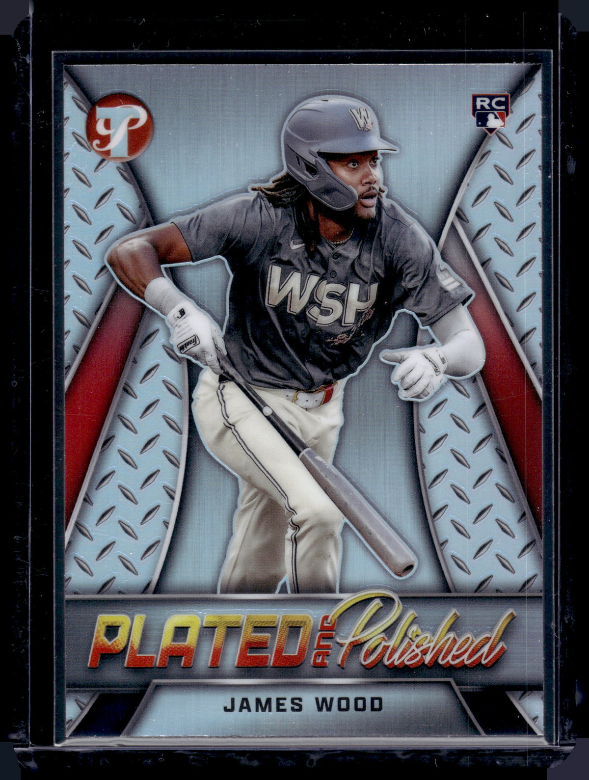 HL-P01 2025 Topps Pristine Plated and Polished James Wood #PP-40 Refractor RC