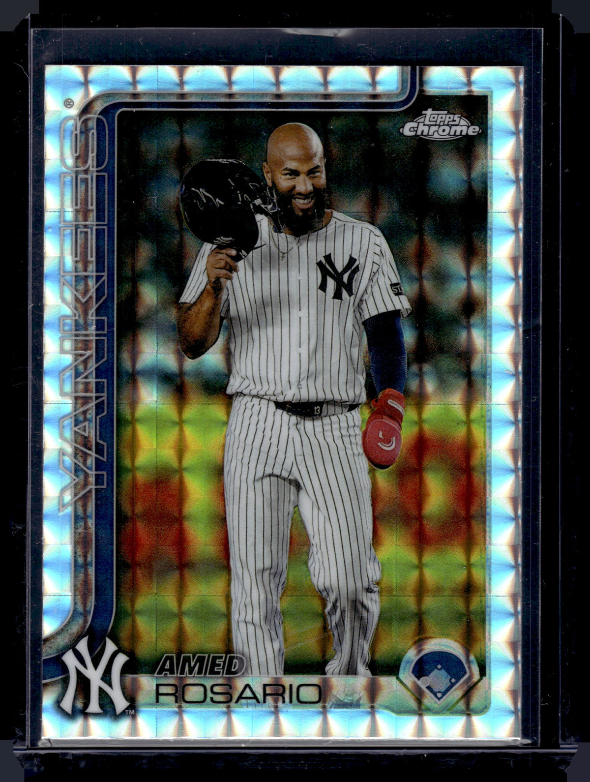 HL-P01 2025 Topps Chrome Update Amed Rosario #USC51 Geometric Refractor