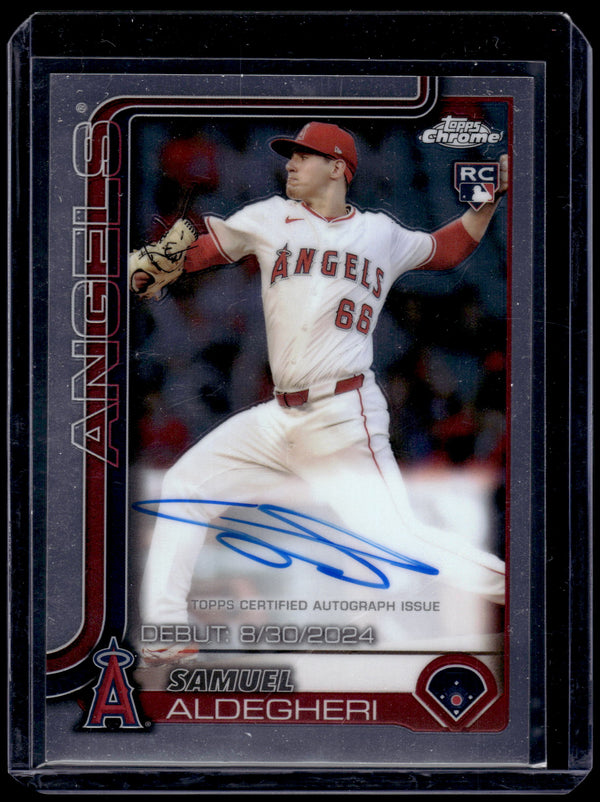 2025 Topps Chrome Samuel Aldegheri #CRDA-SA RC