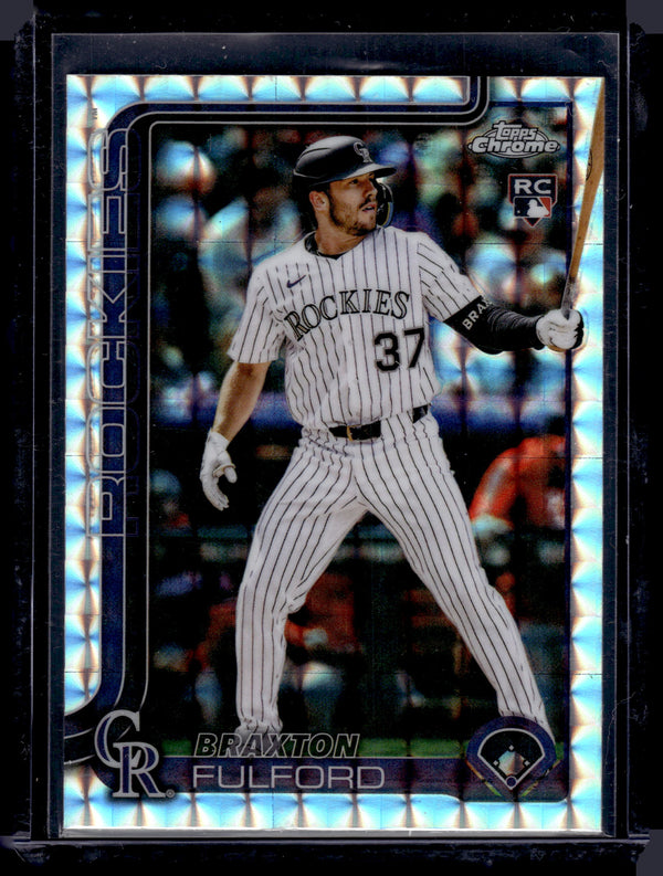 2025 Topps Chrome Update Series Braxton Fulford #USC199 Geometric RC