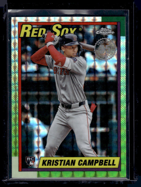 2025 Topps Chrome 1990-91 Kristian Campbell #90CU-19 Geometric  RC