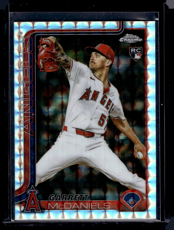 2025 Topps Chrome Update Garrett McDaniels #USC20 Geometric Refractor RC