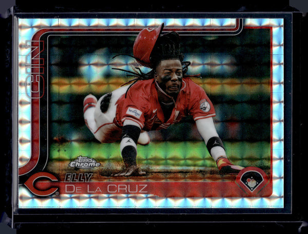2025 Topps Chrome Update Elly De La Cruz #USC189 Geometric Refractor