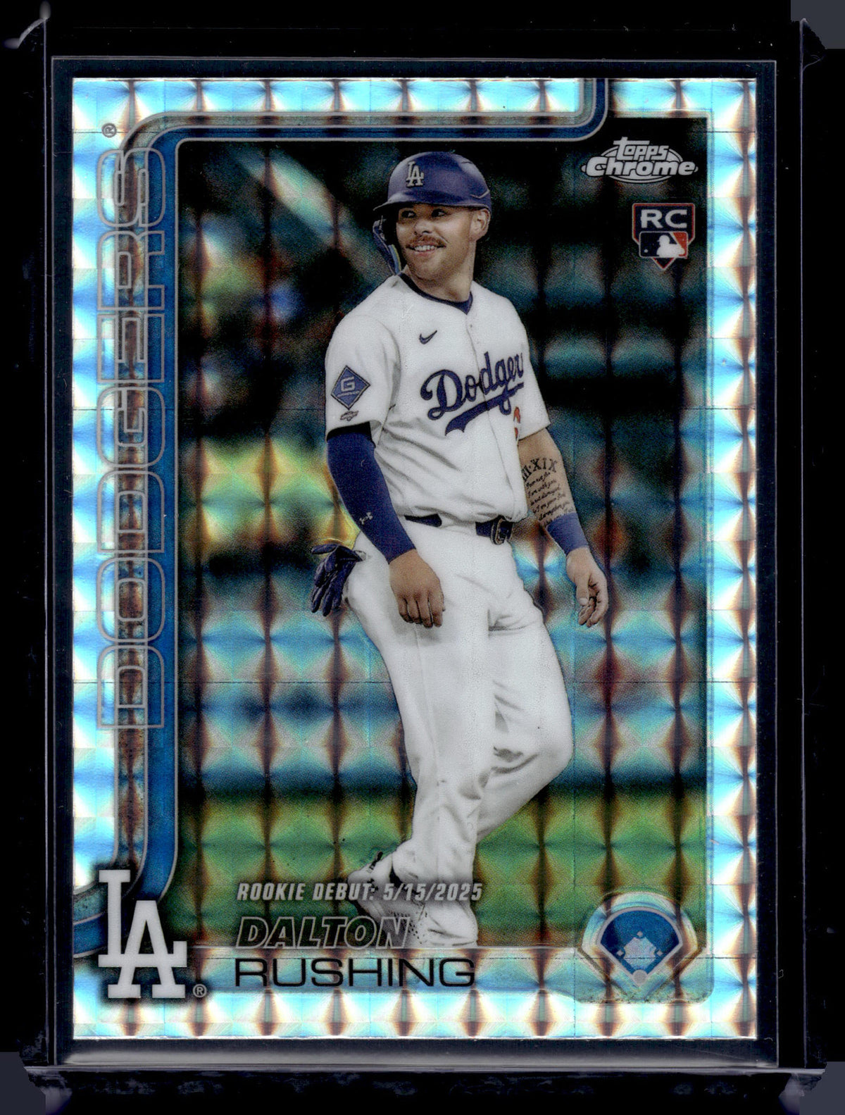 2025 Topps Chrome Dalton Rushing #USC151 Geometric Refractor RC
